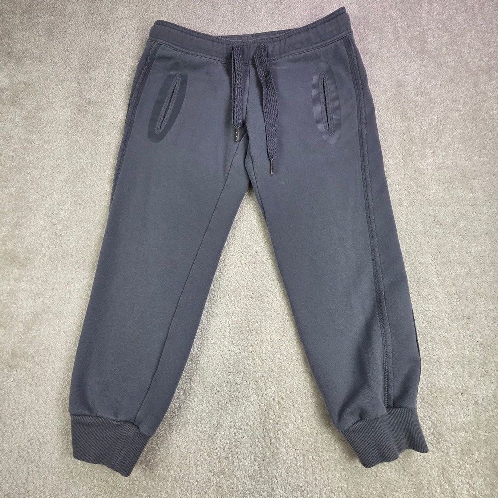 Adidas Stella McCartney Joggers Womens S Blue Gray Cropped Sweatpants‎ Athletic